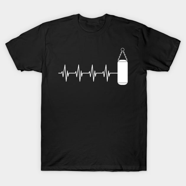 Boxing Heartbeat w T-Shirt by KC Happy Shop